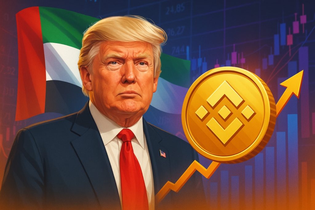 binance acquisition, trump cryptocurrency, uae crypto news, sovereign crypto investment, crypto m&a 2025
